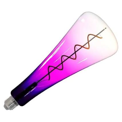 LED elektros lemputė FILAMENT SHAPE T110 E27/5W/230V 1800K violetinė