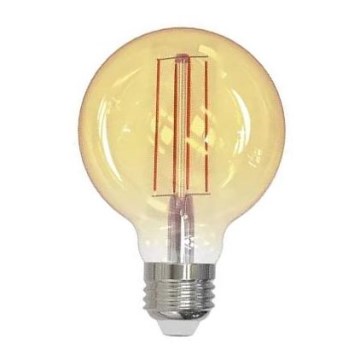 LED elektros lemputė FILAMENT SLIM VINTAGE G80 E27/4,5W/230V 1800K