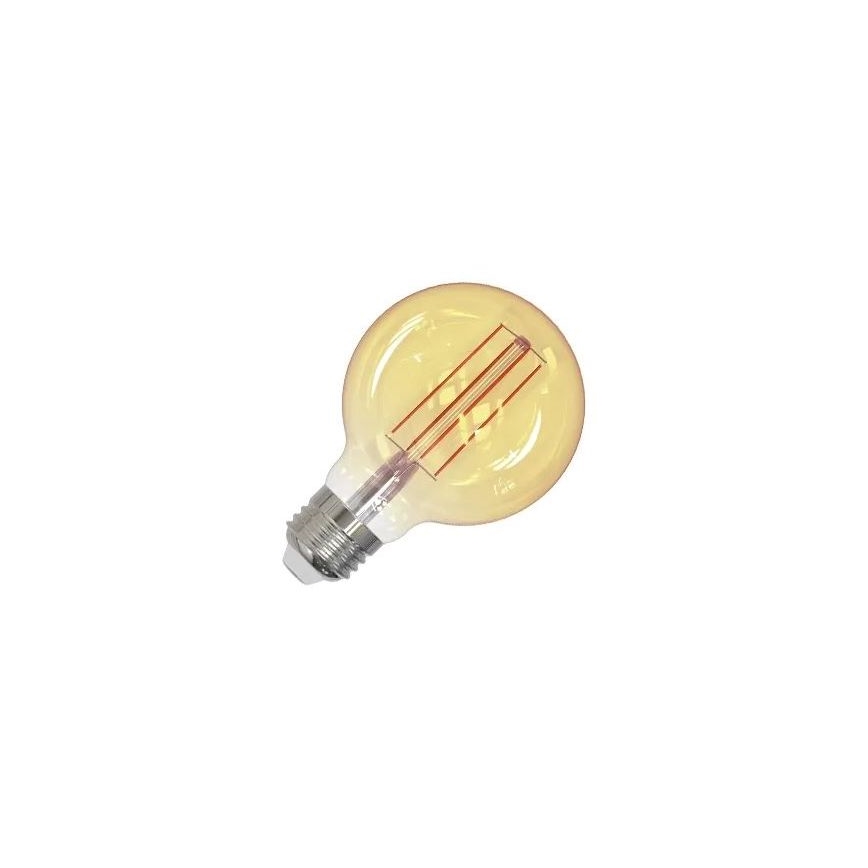 LED elektros lemputė FILAMENT SLIM VINTAGE G80 E27/4,5W/230V 1800K
