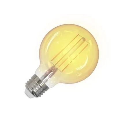 LED elektros lemputė FILAMENT SLIM VINTAGE G80 E27/4,5W/230V 1800K