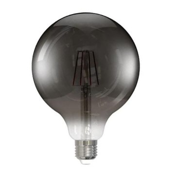 LED elektros lemputė FILAMENT SMOKE G125 E27/4W/230V 2000K