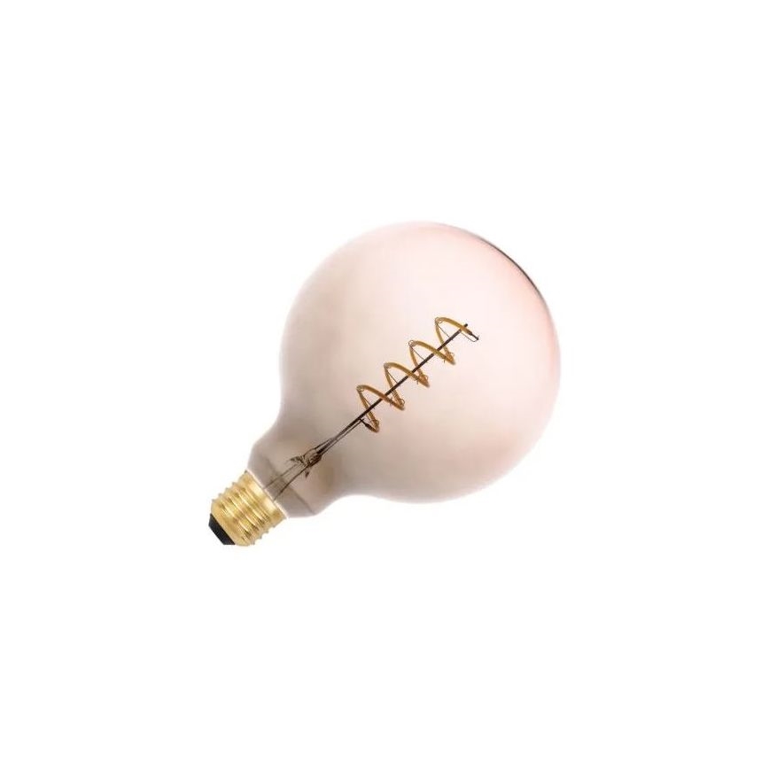 LED elektros lemputė FILAMENT SPIRAL G125 E27/4W/230V 2000K pilka/rausva