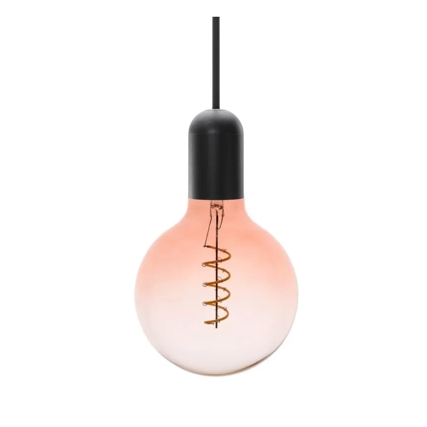 LED elektros lemputė FILAMENT SPIRAL G125 E27/4W/230V 2000K rausva