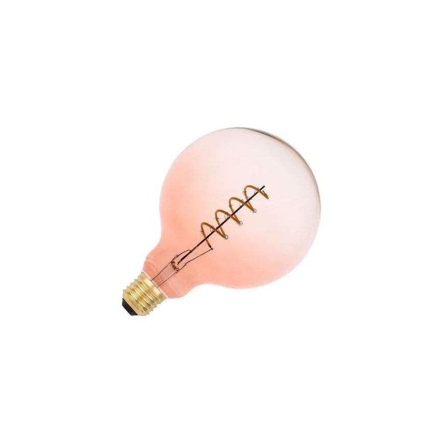 LED elektros lemputė FILAMENT SPIRAL G125 E27/4W/230V 2000K rausva