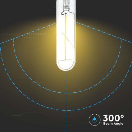 LED elektros lemputė FILAMENT T30 E27/2W/230V 3000K
