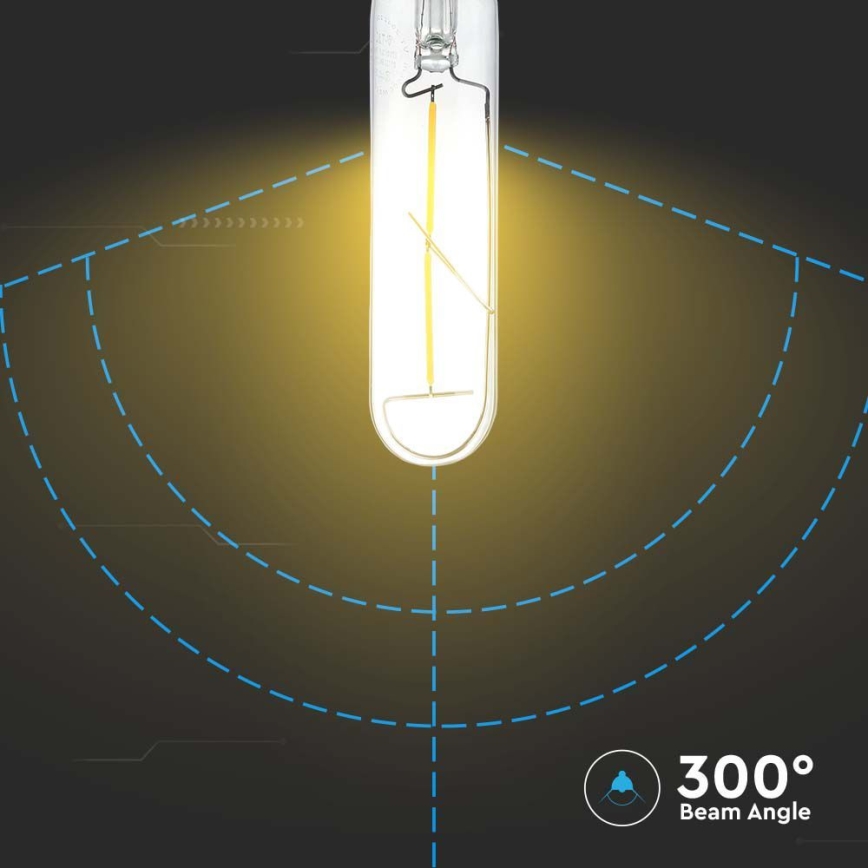 LED elektros lemputė FILAMENT T30 E27/2W/230V 3000K
