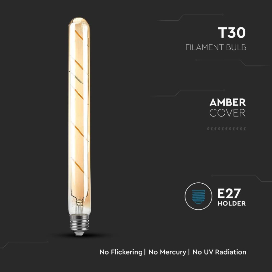 LED elektros lemputė FILAMENT T30 E27/5W/230V 2200K