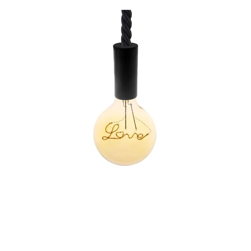 LED elektros lemputė FILAMENT VINTAGE LOVE G125 E27/2W/230V 2000K