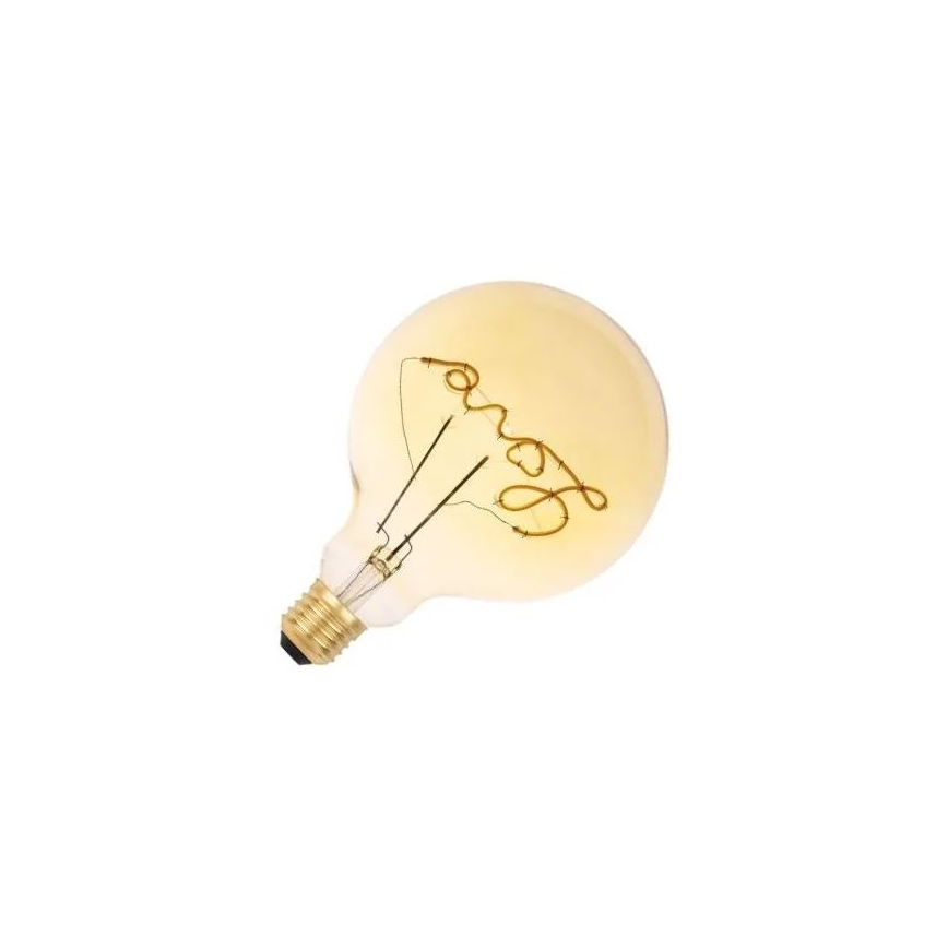 LED elektros lemputė FILAMENT VINTAGE LOVE G125 E27/2W/230V 2000K