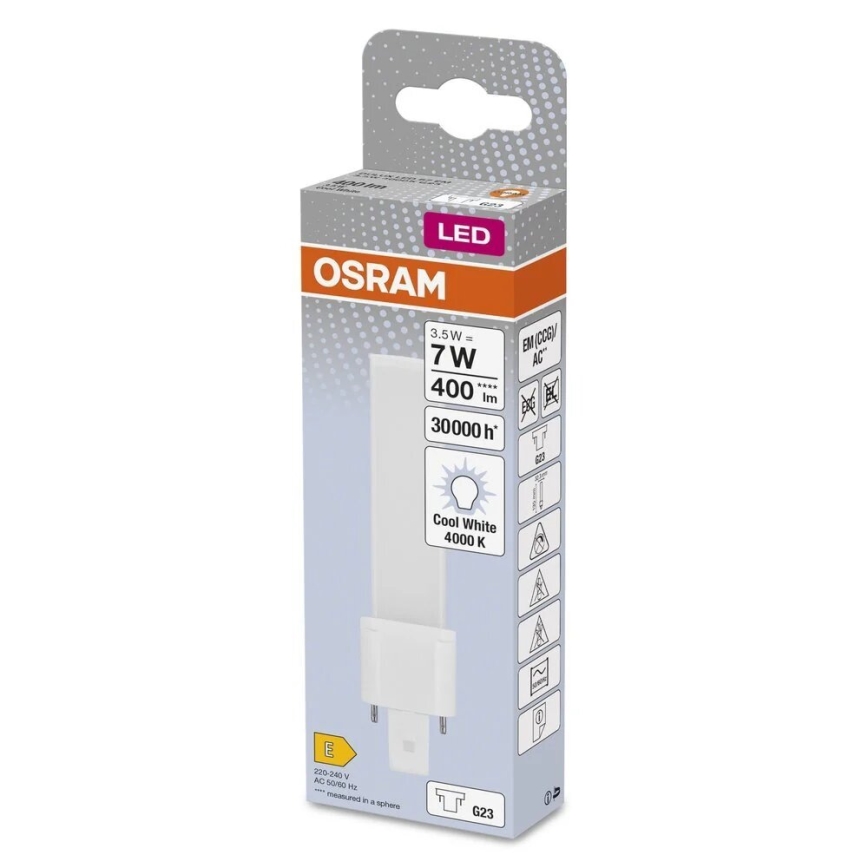 LED elektros lemputė G23/3,5W/230V 4000K - Osram