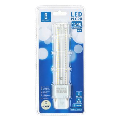 LED elektros lemputė G24D-3/15W/230V 4000K - Aigostar