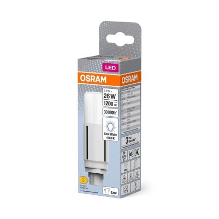 LED elektros lemputė G24d/9,5W/230V 4000K - Osram