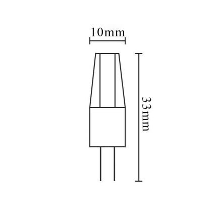 LED elektros lemputė G4/1,5W/12V 4000K