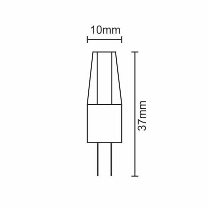 LED elektros lemputė G4/2W/12V 4000K