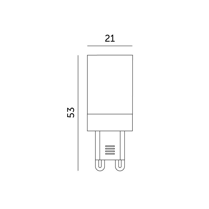 LED elektros lemputė G9/3W/230V 3000K 100°