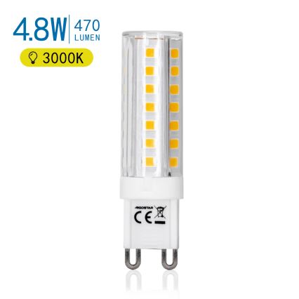 LED elektros lemputė G9/4,8W/230V 3000K - Aigostar