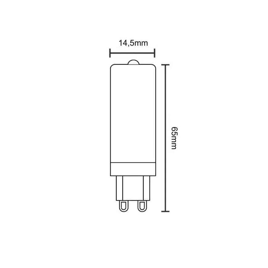LED elektros lemputė G9/4W/230V 2800K