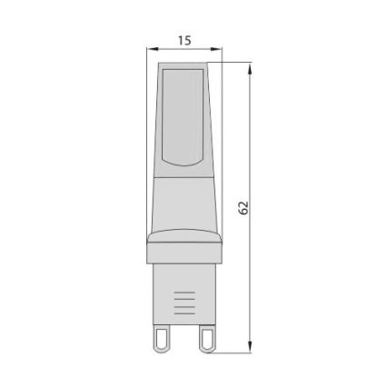 LED elektros lemputė G9/4W/230V 3000K