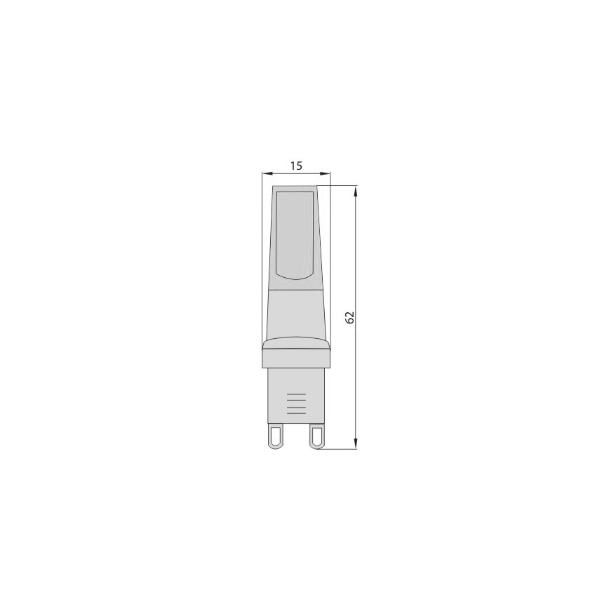 LED elektros lemputė G9/4W/230V 3000K