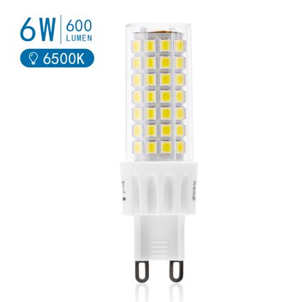 LED elektros lemputė G9/6W/230V 6500K - Aigostar