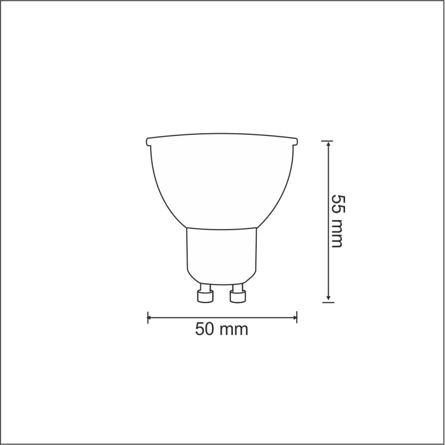 LED elektros lemputė GU10/3 5W/230V