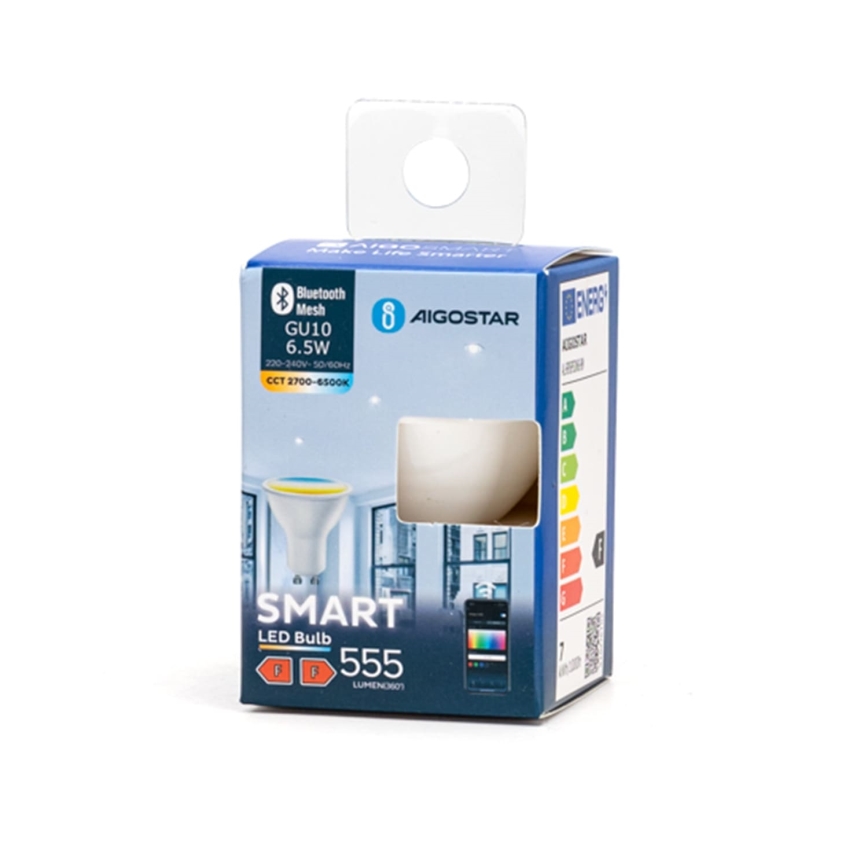 LED pritemdoma elektros lemputė GU10/6,5W/230V 2700-6500K - Aigostar