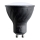 LED elektros lemputė GU10/6W/230V 3000K juoda