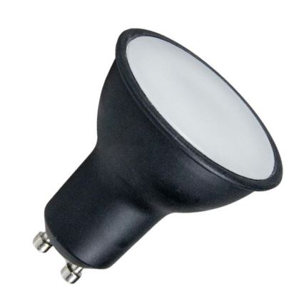 LED elektros lemputė GU10/6W/230V 3000K juoda