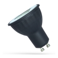 LED elektros lemputė GU10/6W/230V 3000K juoda
