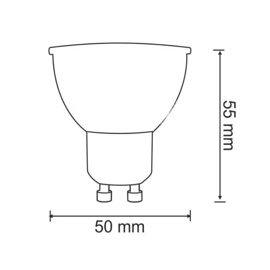 LED elektros lemputė GU10/7W/230V 3000K