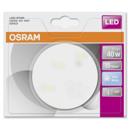 LED elektros lemputė GX53/6W/230V 4000K - Osram