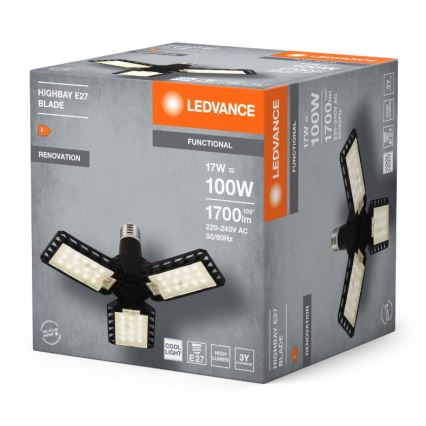 LED elektros lemputė HIGHBAY E27/17W/230V 4000K - Ledvance