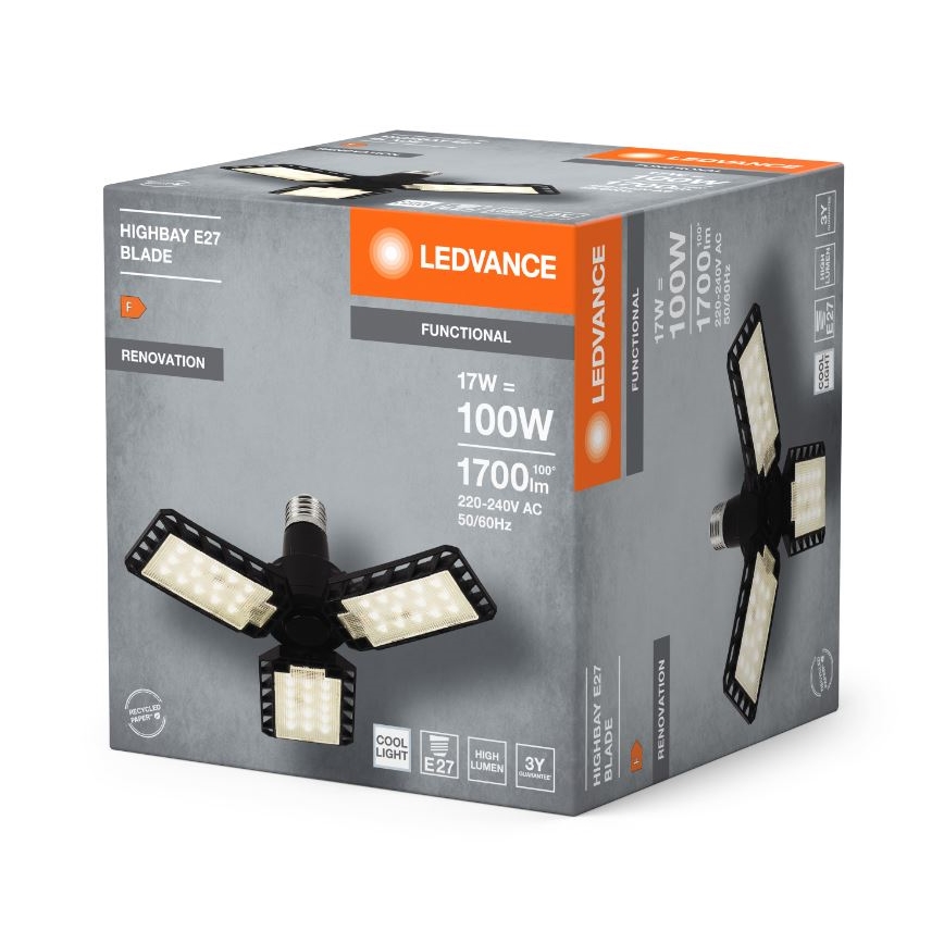 LED elektros lemputė HIGHBAY E27/17W/230V 4000K - Ledvance