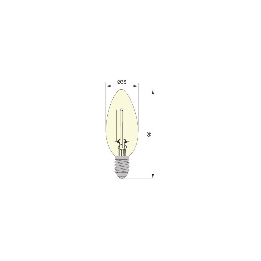 LED elektros lemputė LEDSTAR CLASIC E14/5W/230V 3000K