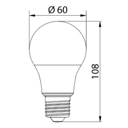 LED elektros lemputė LEDSTAR ECO E27/10W/230V 4000K