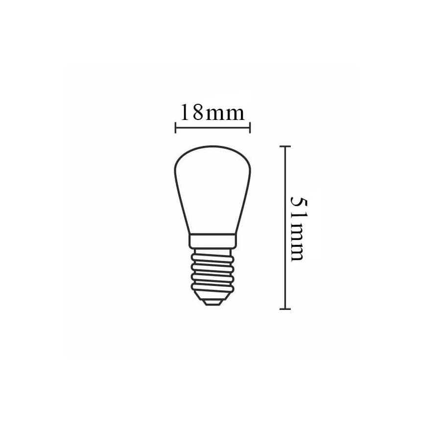 LED elektros lemputė MINI E14/3,5W/230V 4000K