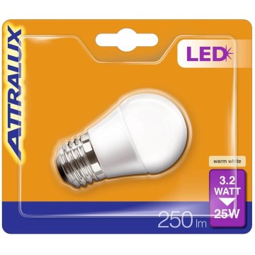 LED elektros lemputė P45 E27/3,2W/230V 2700K - Attralux