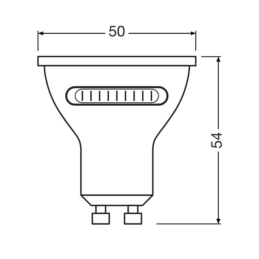 LED elektros lemputė PAR16 GU10/4,2W/230V 2700/4000/6500K 36° - Osram