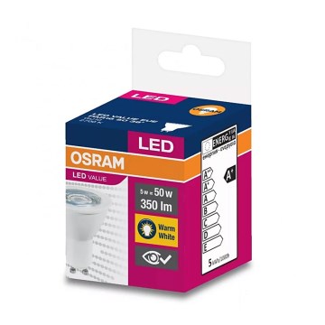 LED elektros lemputė PAR16 GU10/5W/230V 2700K - Osram