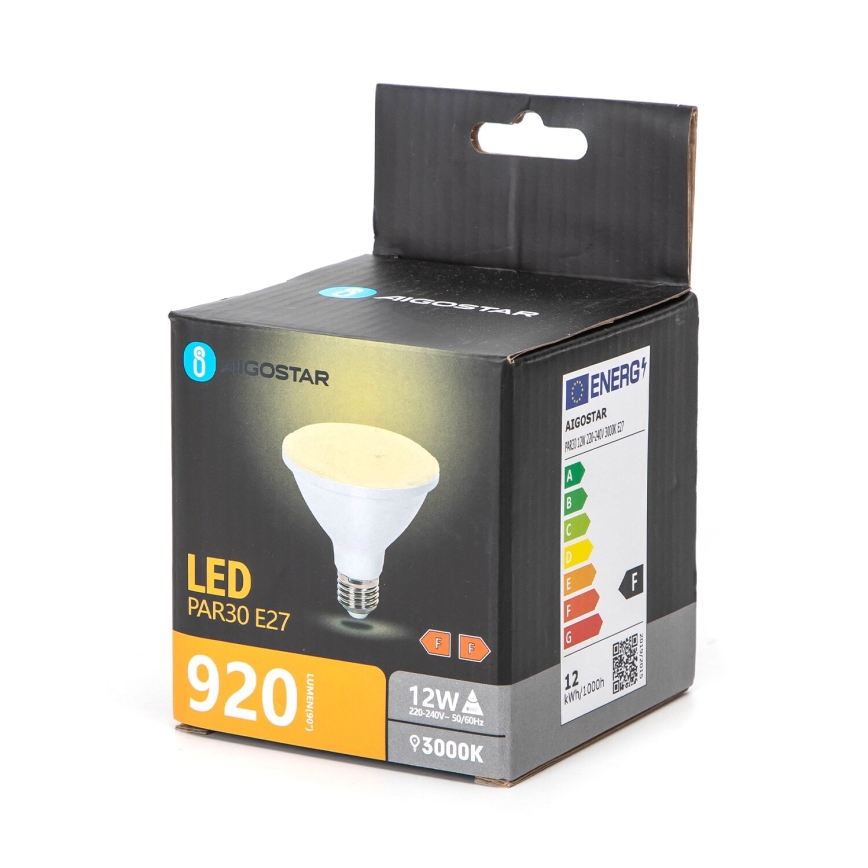 LED elektros lemputė PAR30 E27/12W/230V 3000K - Aigostar