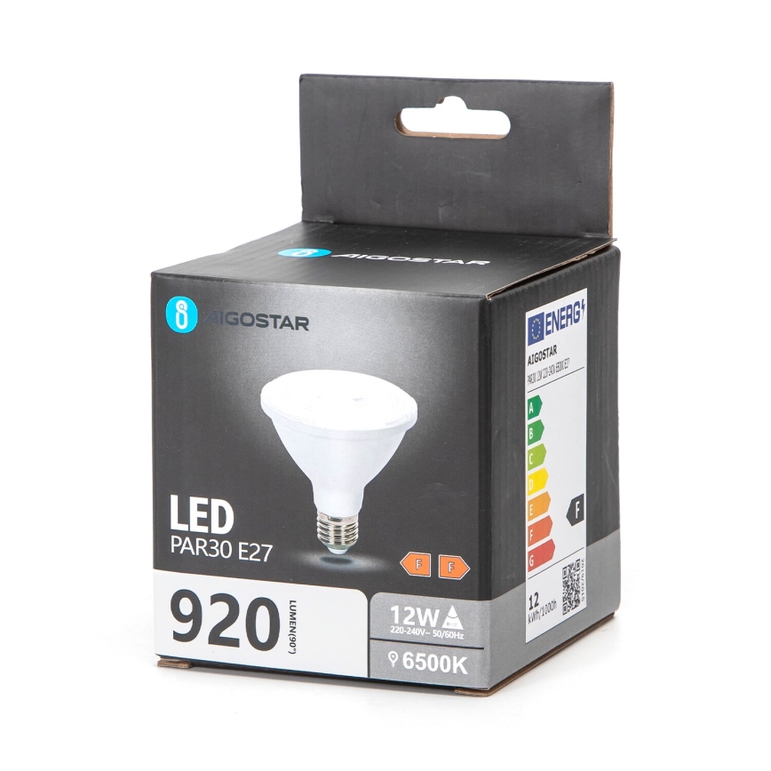 LED elektros lemputė PAR30 E27/12W/230V 6500K - Aigostar