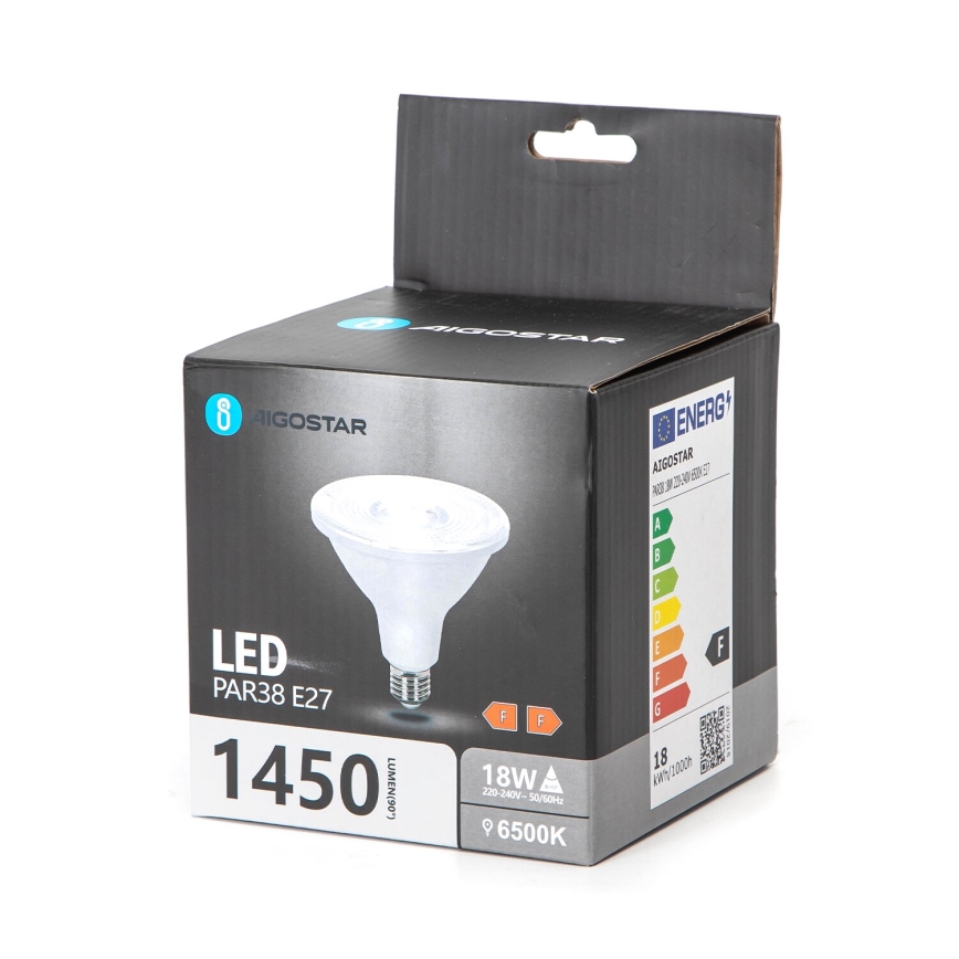 LED elektros lemputė PAR38 E27/18W/230V 6500K - Aigostar