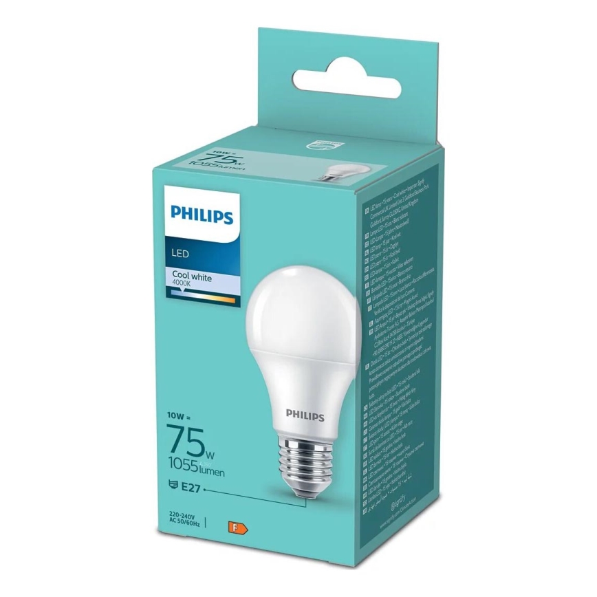 LED elektros lemputė Philips A60 E27/10W/230V 4000K
