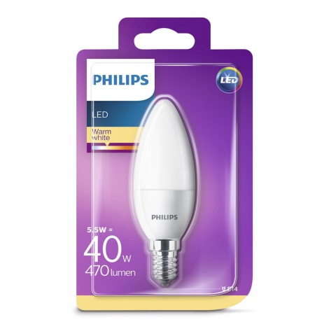 LED Elektros lemputė Philips E14/5,5W/230V 2700K
