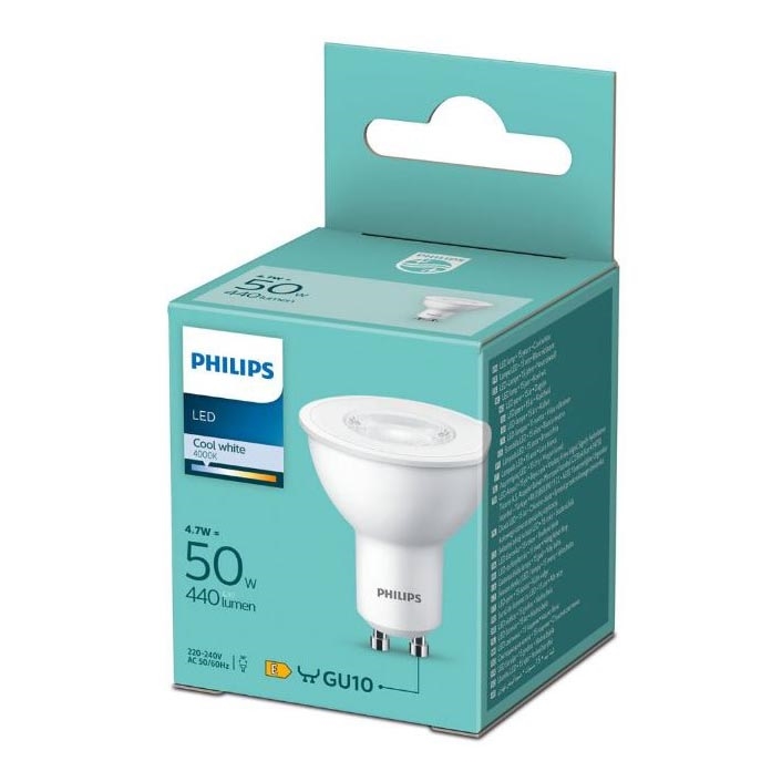 LED elektros lemputė Philips GU10/4,7W/230V 4000K