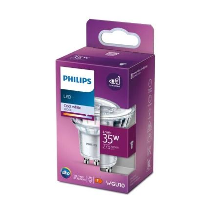 LED elektros lemputė Philips PAR16 GU10/3,5W/230V 4000K