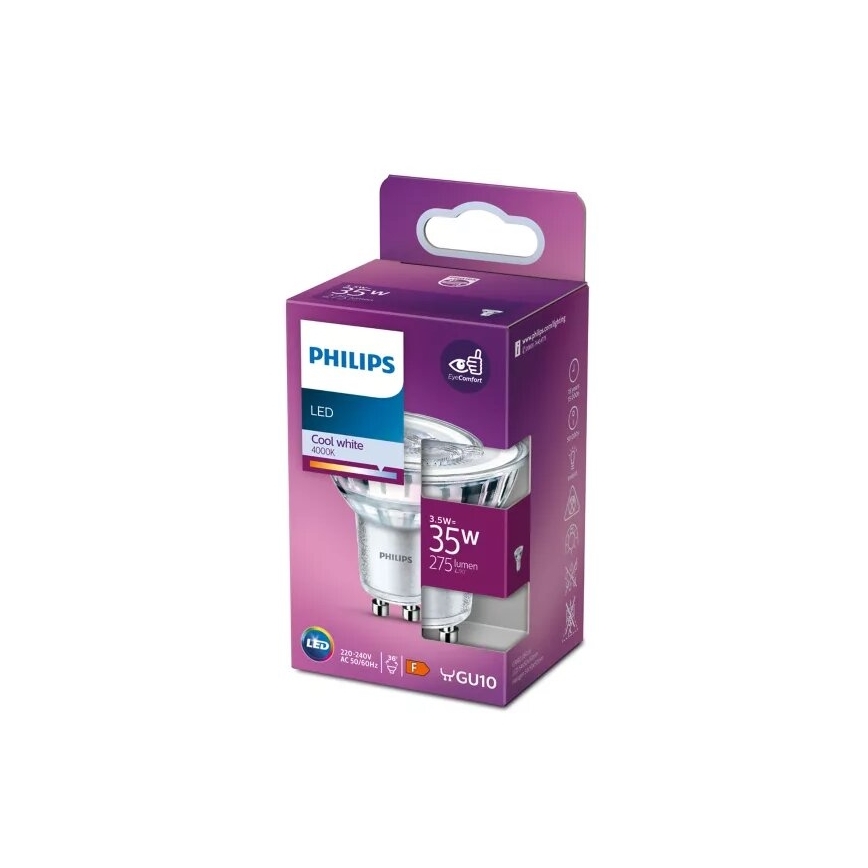 LED elektros lemputė Philips PAR16 GU10/3,5W/230V 4000K