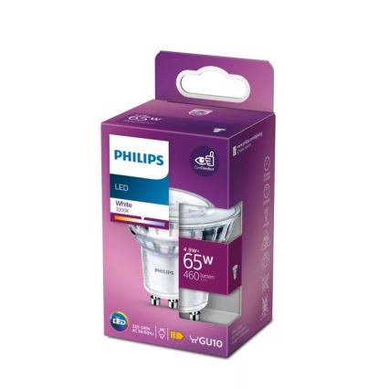LED elektros lemputė Philips PAR16 GU10/4,9W/230V 3000K