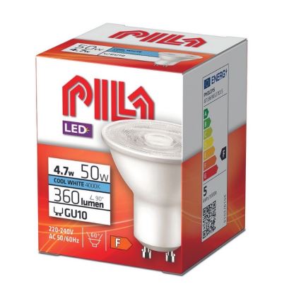LED elektros lemputė Philips Pila PAR16 GU10/4,7W/230V 4000K