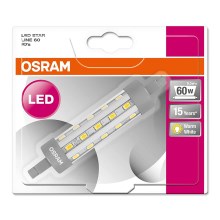 LED elektros lemputė R7s/6,5W/230V 2700K ilgis 118mm - Osram